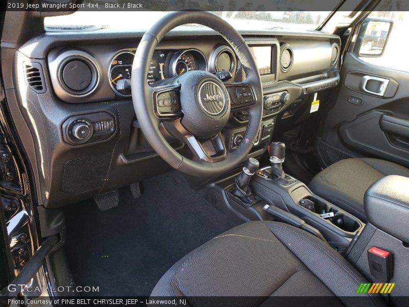 Black / Black 2019 Jeep Wrangler Sport 4x4