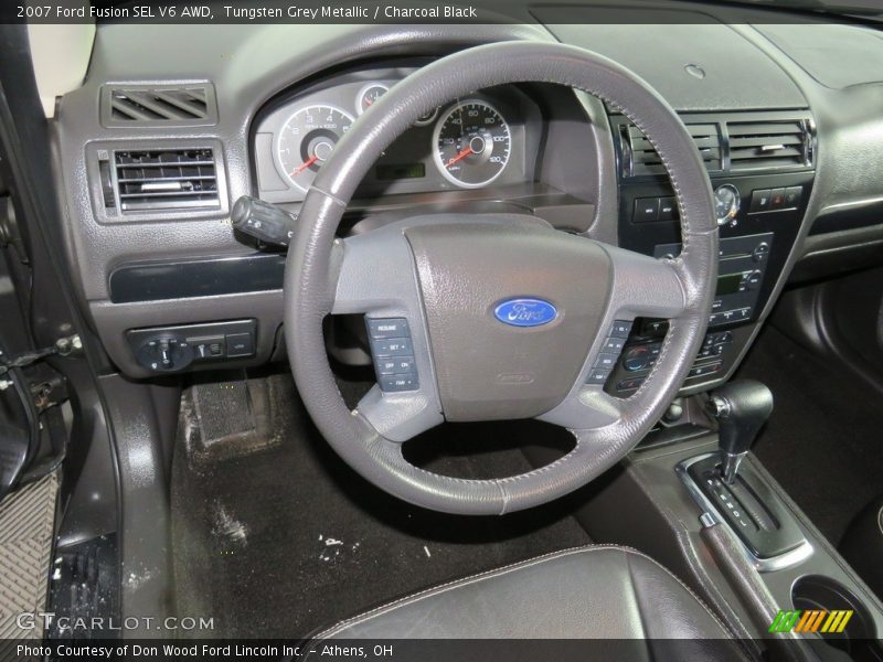 Tungsten Grey Metallic / Charcoal Black 2007 Ford Fusion SEL V6 AWD