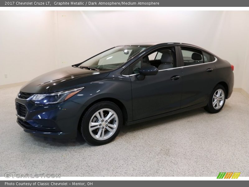 Graphite Metallic / Dark Atmosphere/Medium Atmosphere 2017 Chevrolet Cruze LT