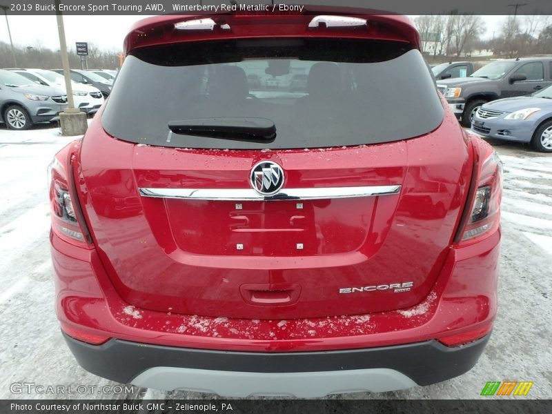 Winterberry Red Metallic / Ebony 2019 Buick Encore Sport Touring AWD