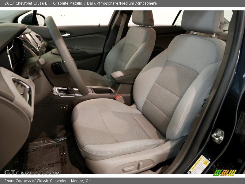 Graphite Metallic / Dark Atmosphere/Medium Atmosphere 2017 Chevrolet Cruze LT