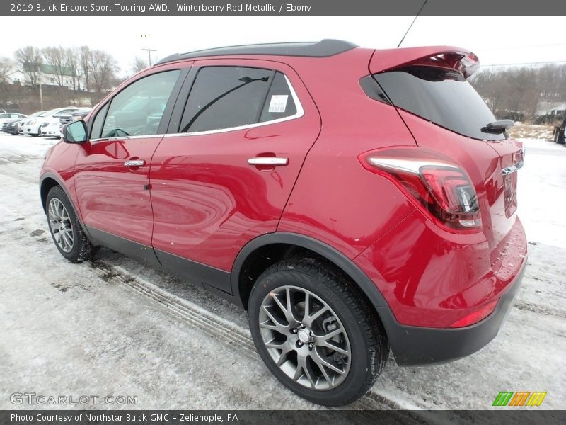 Winterberry Red Metallic / Ebony 2019 Buick Encore Sport Touring AWD