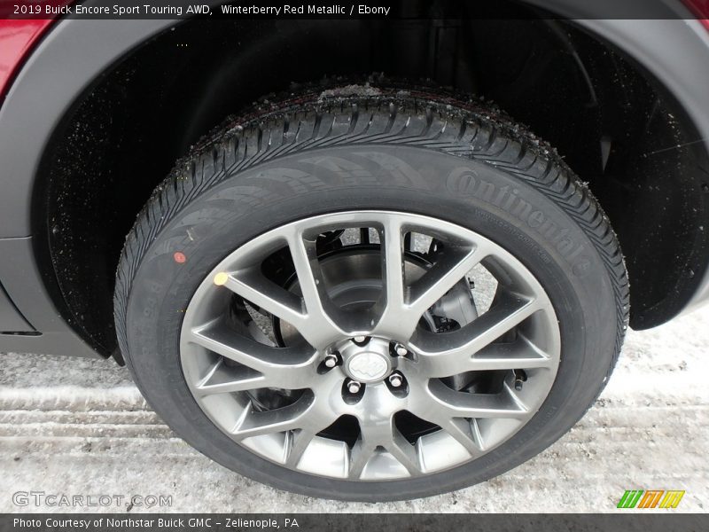 Winterberry Red Metallic / Ebony 2019 Buick Encore Sport Touring AWD