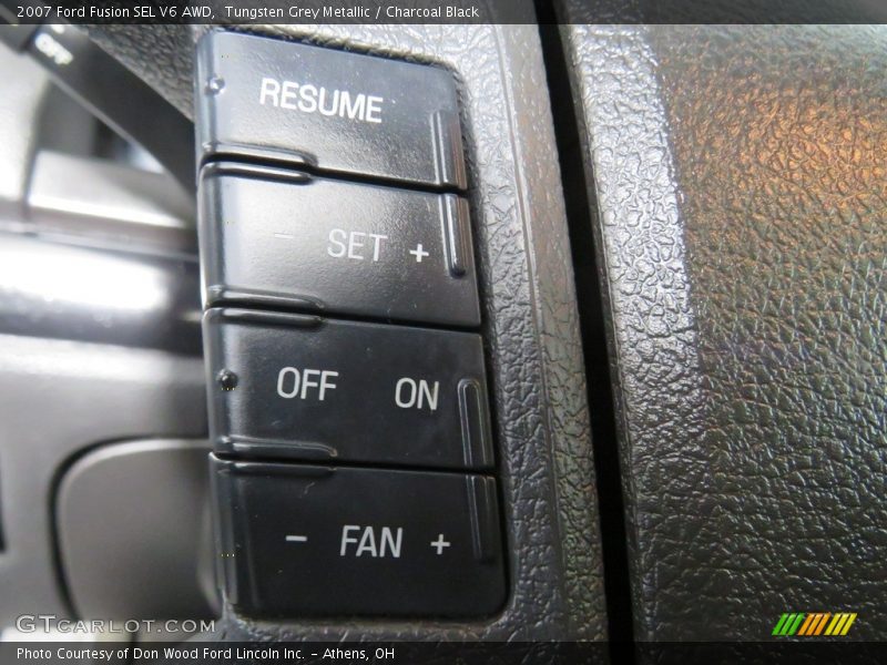 Tungsten Grey Metallic / Charcoal Black 2007 Ford Fusion SEL V6 AWD