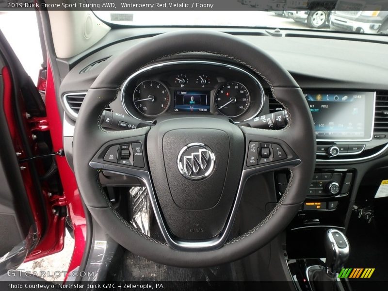 Winterberry Red Metallic / Ebony 2019 Buick Encore Sport Touring AWD