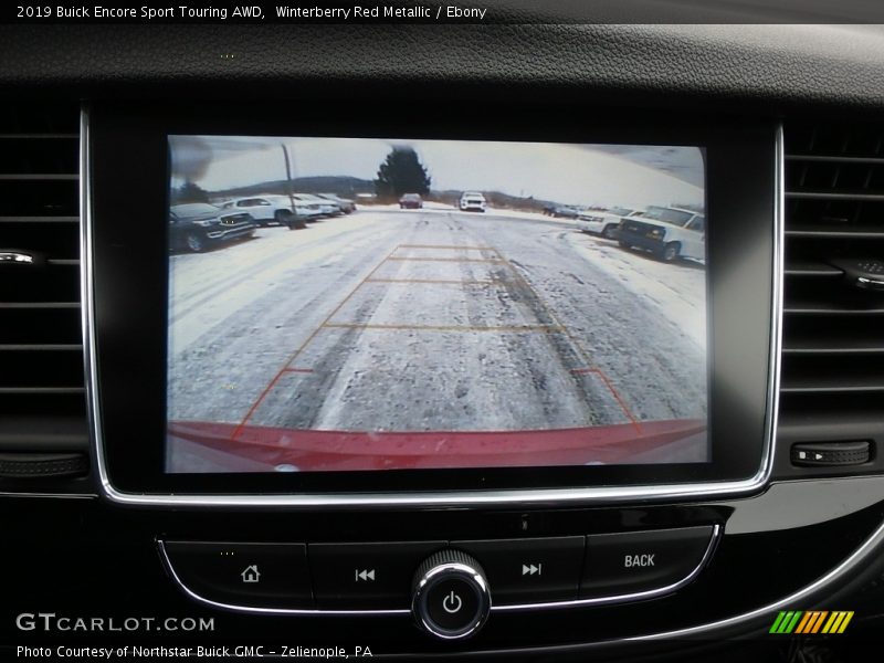 Winterberry Red Metallic / Ebony 2019 Buick Encore Sport Touring AWD