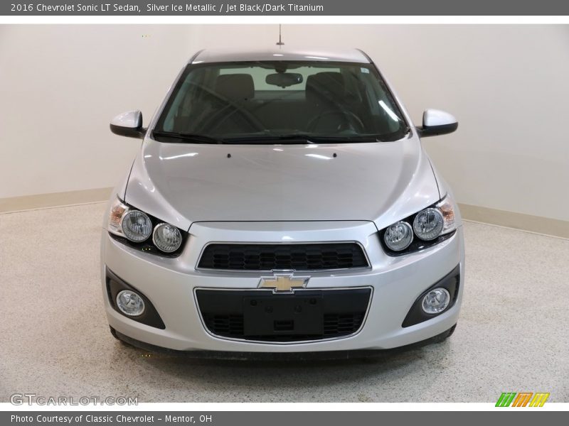 Silver Ice Metallic / Jet Black/Dark Titanium 2016 Chevrolet Sonic LT Sedan