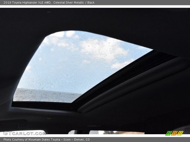 Celestial Silver Metallic / Black 2019 Toyota Highlander XLE AWD