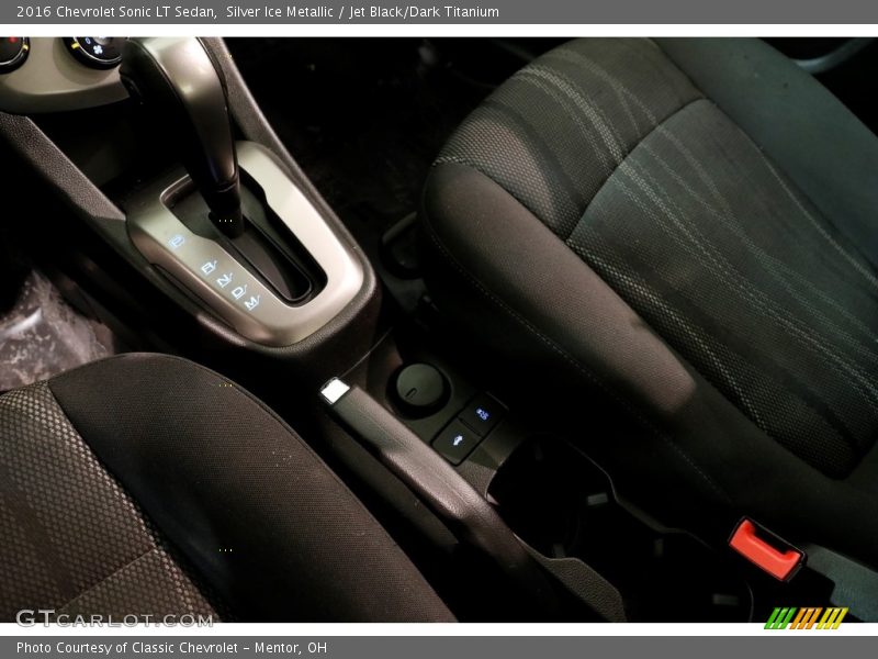 Silver Ice Metallic / Jet Black/Dark Titanium 2016 Chevrolet Sonic LT Sedan