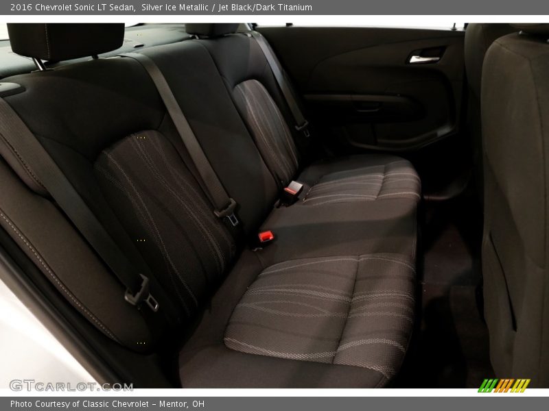 Silver Ice Metallic / Jet Black/Dark Titanium 2016 Chevrolet Sonic LT Sedan