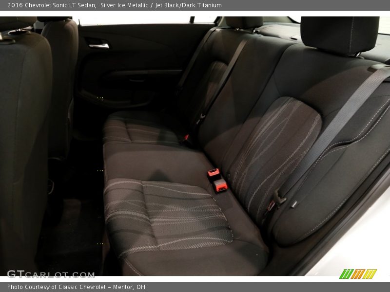 Silver Ice Metallic / Jet Black/Dark Titanium 2016 Chevrolet Sonic LT Sedan