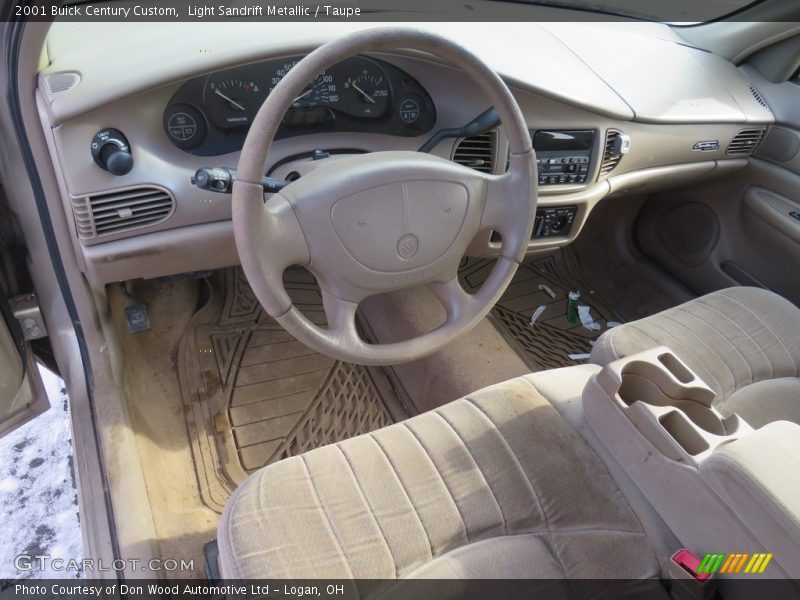 Light Sandrift Metallic / Taupe 2001 Buick Century Custom
