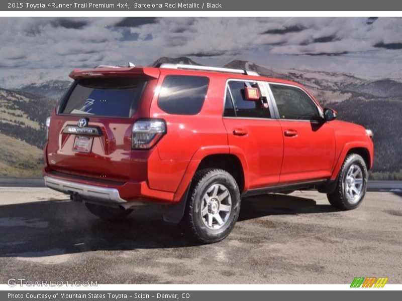 Barcelona Red Metallic / Black 2015 Toyota 4Runner Trail Premium 4x4