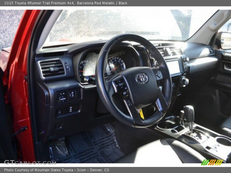 Barcelona Red Metallic / Black 2015 Toyota 4Runner Trail Premium 4x4
