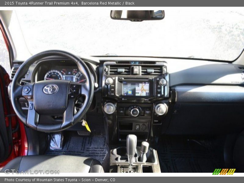 Barcelona Red Metallic / Black 2015 Toyota 4Runner Trail Premium 4x4