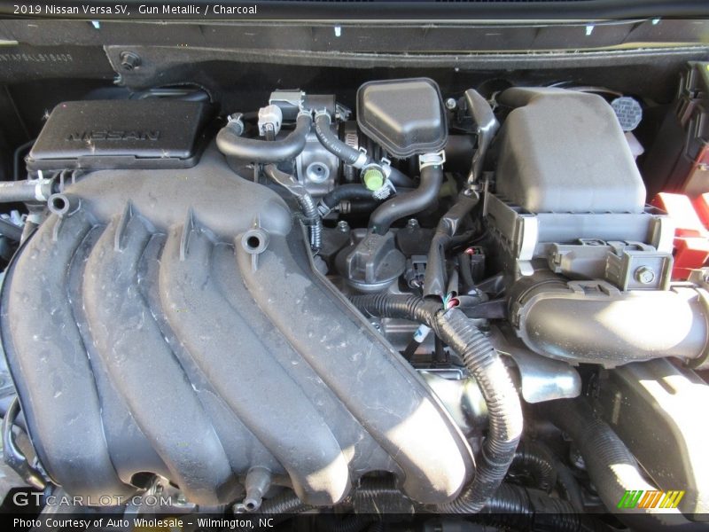 Gun Metallic / Charcoal 2019 Nissan Versa SV