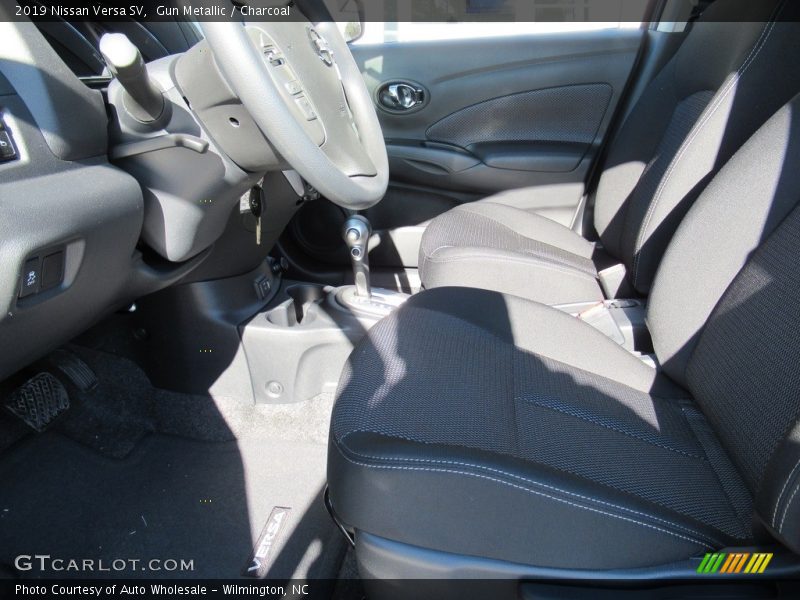 Gun Metallic / Charcoal 2019 Nissan Versa SV