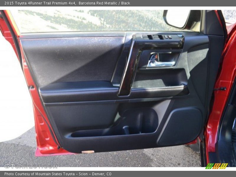 Barcelona Red Metallic / Black 2015 Toyota 4Runner Trail Premium 4x4