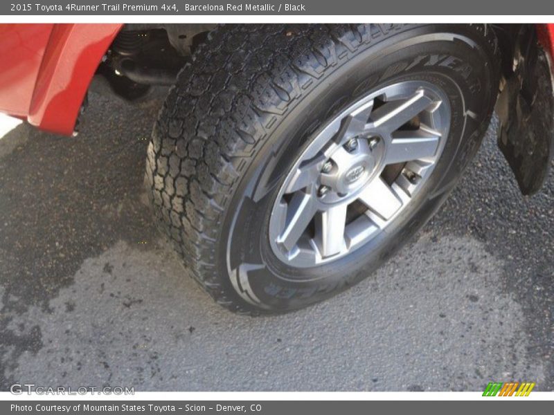 Barcelona Red Metallic / Black 2015 Toyota 4Runner Trail Premium 4x4