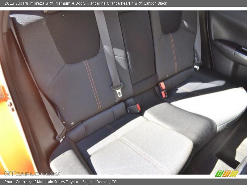 Tangerine Orange Pearl / WRX Carbon Black 2013 Subaru Impreza WRX Premium 4 Door