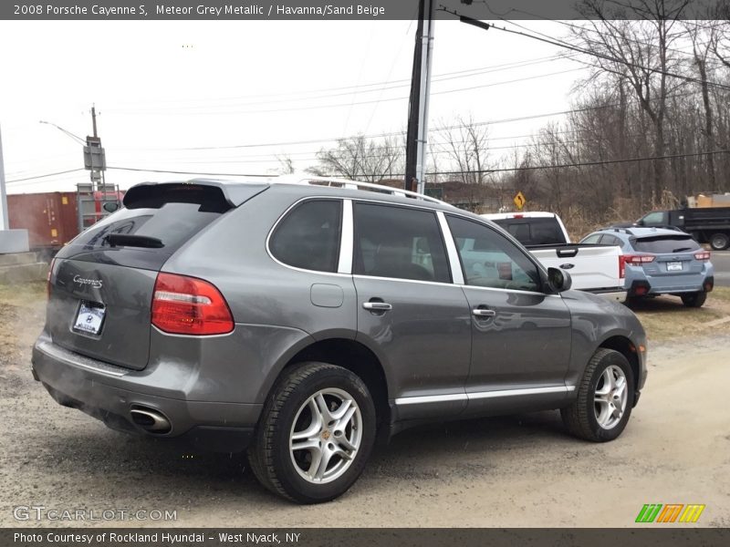 Meteor Grey Metallic / Havanna/Sand Beige 2008 Porsche Cayenne S