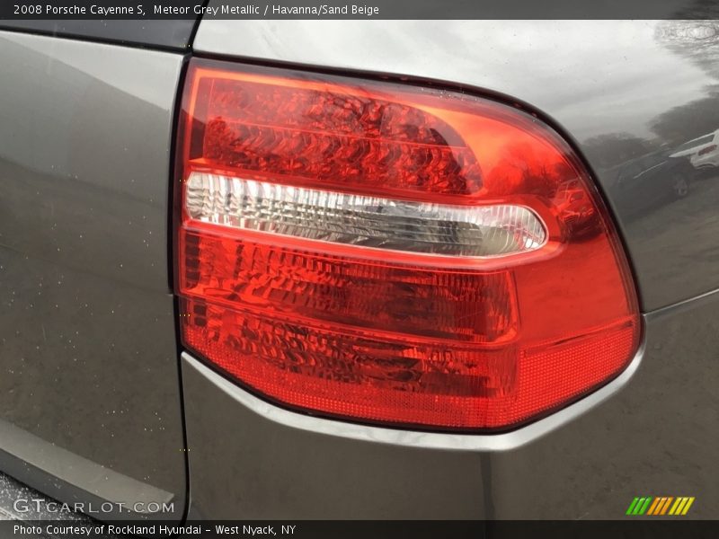 Meteor Grey Metallic / Havanna/Sand Beige 2008 Porsche Cayenne S