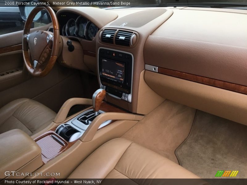 Meteor Grey Metallic / Havanna/Sand Beige 2008 Porsche Cayenne S