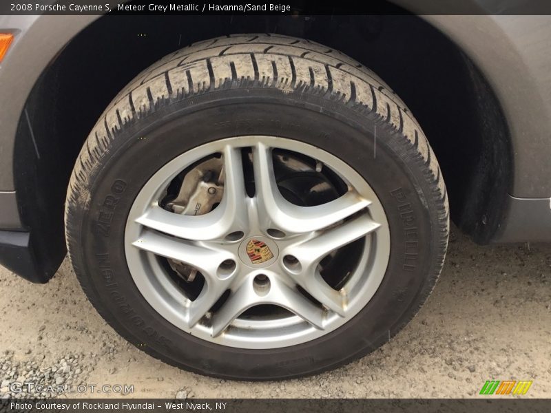 Meteor Grey Metallic / Havanna/Sand Beige 2008 Porsche Cayenne S