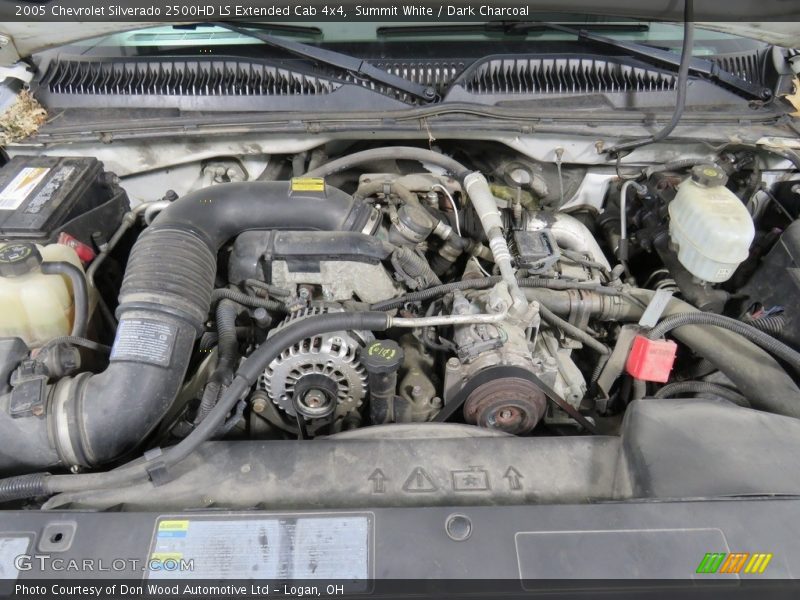 Summit White / Dark Charcoal 2005 Chevrolet Silverado 2500HD LS Extended Cab 4x4