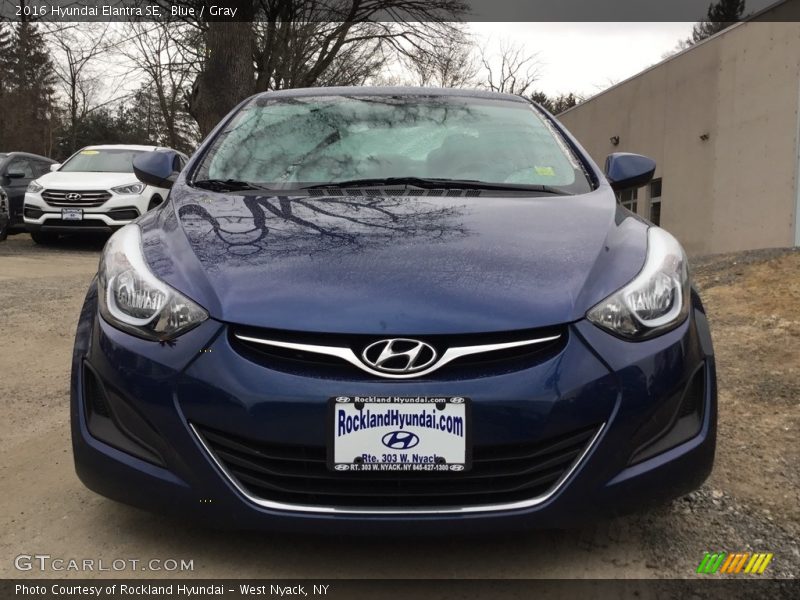 Blue / Gray 2016 Hyundai Elantra SE
