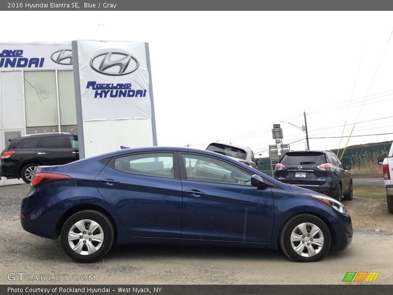 Blue / Gray 2016 Hyundai Elantra SE