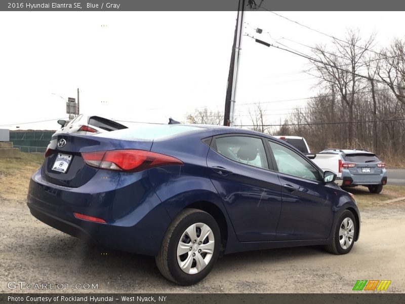 Blue / Gray 2016 Hyundai Elantra SE