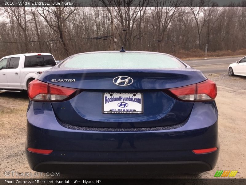 Blue / Gray 2016 Hyundai Elantra SE