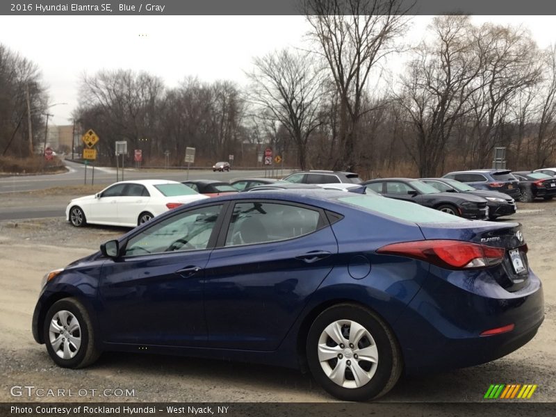 Blue / Gray 2016 Hyundai Elantra SE