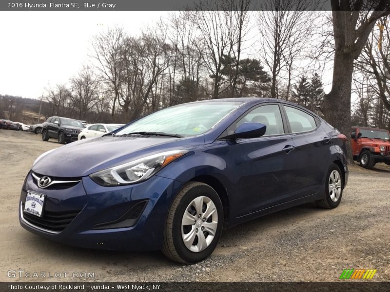 Blue / Gray 2016 Hyundai Elantra SE