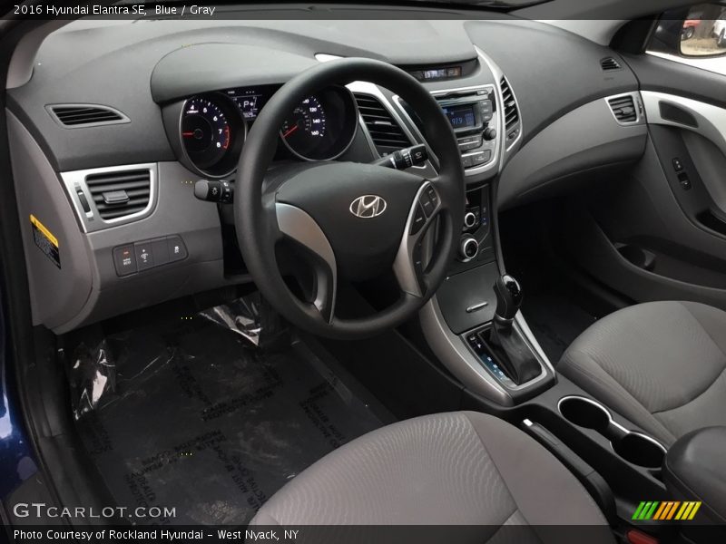 Blue / Gray 2016 Hyundai Elantra SE