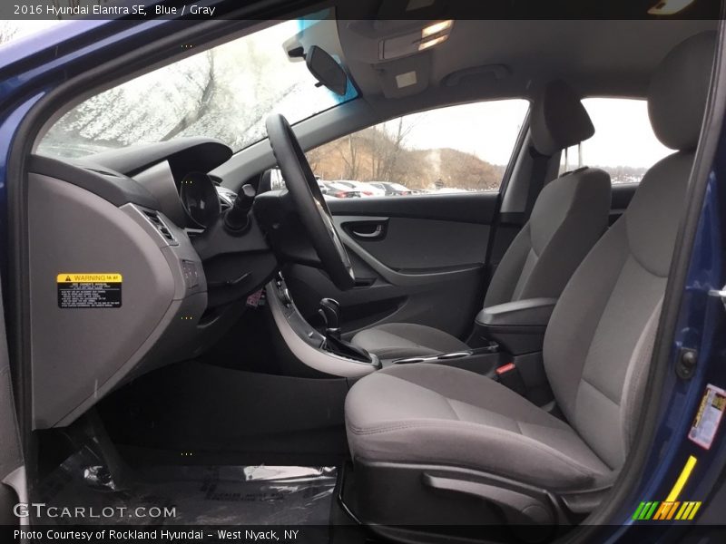 Blue / Gray 2016 Hyundai Elantra SE