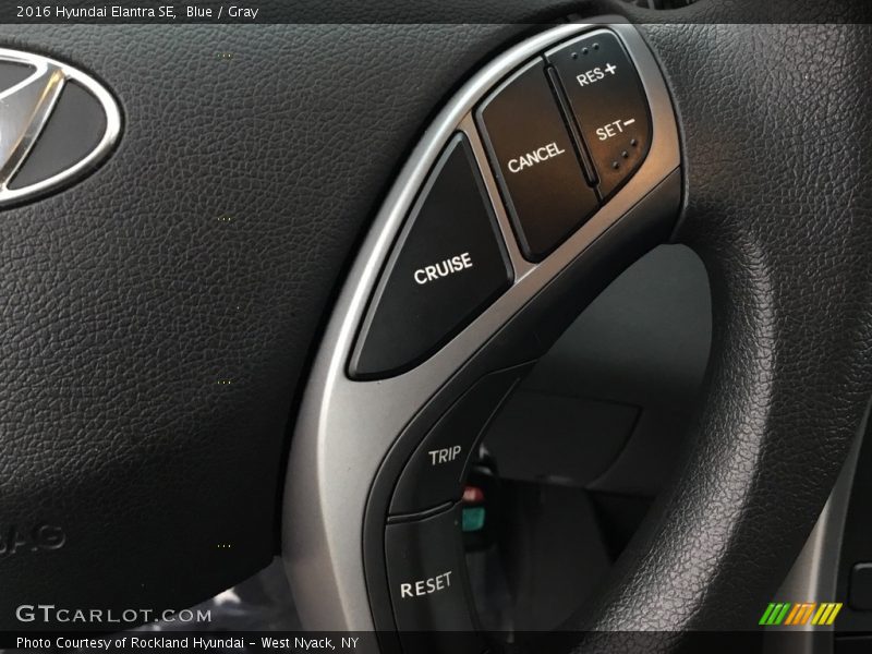 Blue / Gray 2016 Hyundai Elantra SE