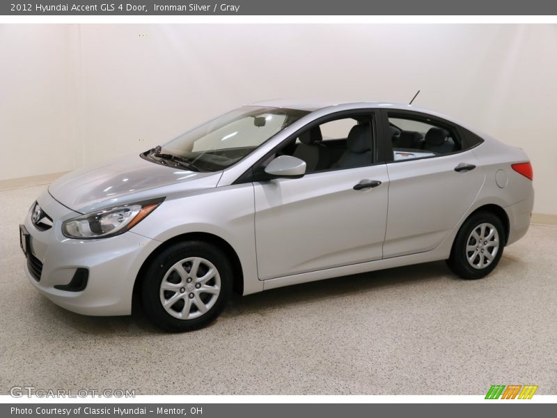 Ironman Silver / Gray 2012 Hyundai Accent GLS 4 Door