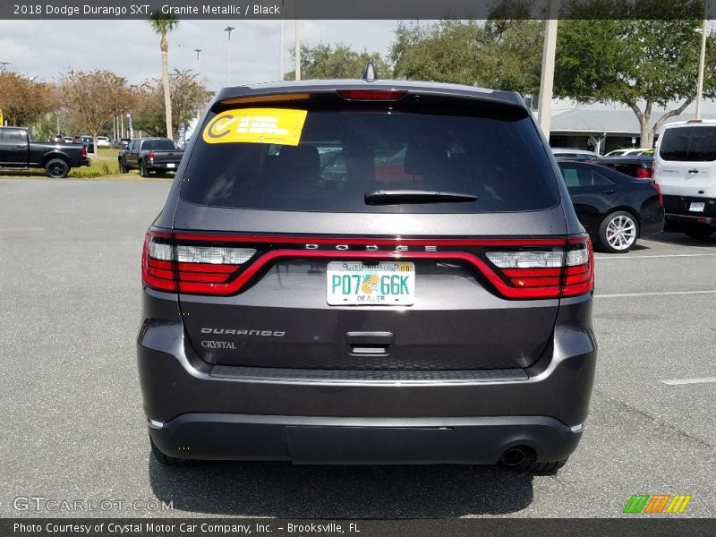 Granite Metallic / Black 2018 Dodge Durango SXT