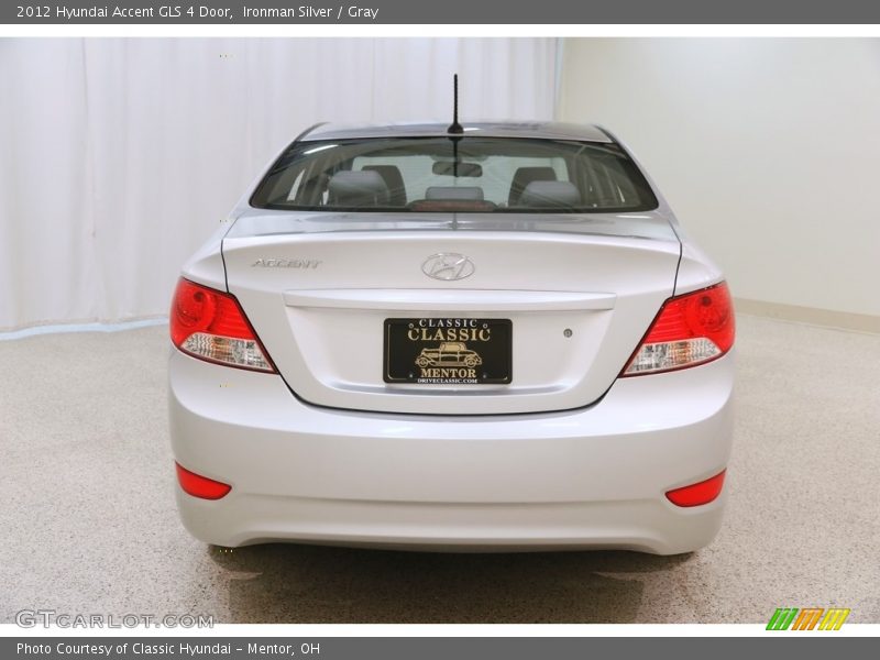 Ironman Silver / Gray 2012 Hyundai Accent GLS 4 Door