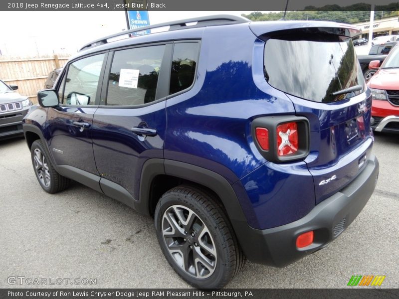 Jetset Blue / Black 2018 Jeep Renegade Latitude 4x4
