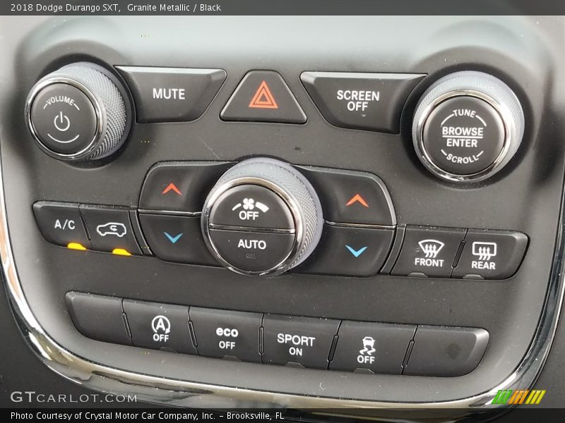 Granite Metallic / Black 2018 Dodge Durango SXT