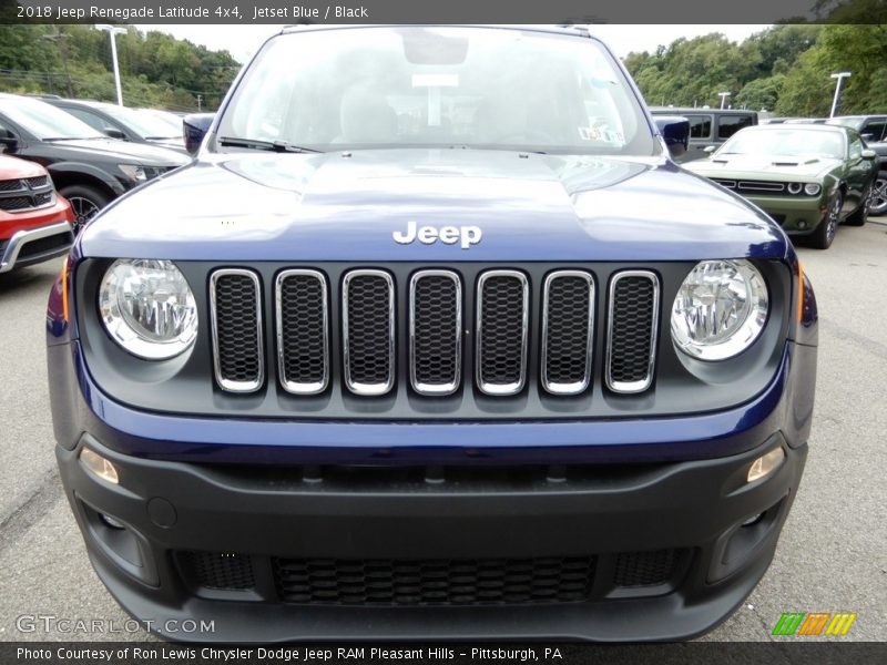 Jetset Blue / Black 2018 Jeep Renegade Latitude 4x4