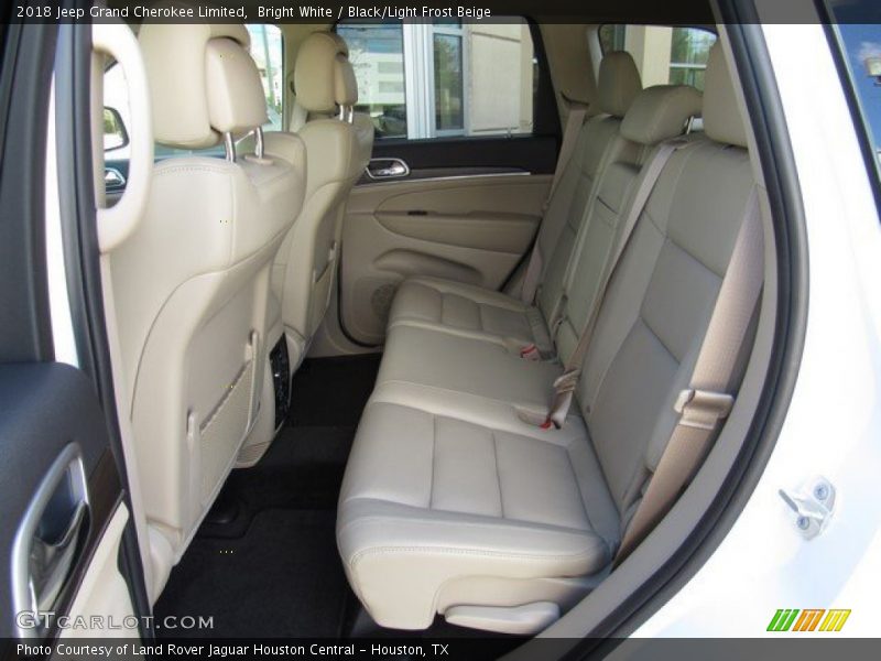 Bright White / Black/Light Frost Beige 2018 Jeep Grand Cherokee Limited