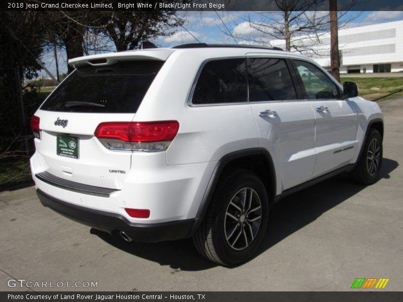 Bright White / Black/Light Frost Beige 2018 Jeep Grand Cherokee Limited