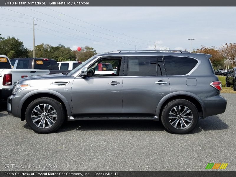 Gun Metallic / Charcoal 2018 Nissan Armada SL