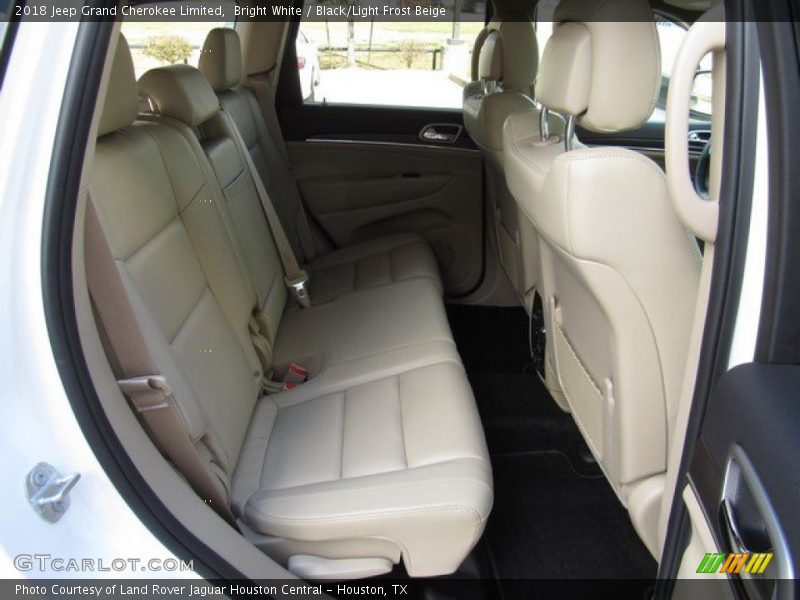 Bright White / Black/Light Frost Beige 2018 Jeep Grand Cherokee Limited