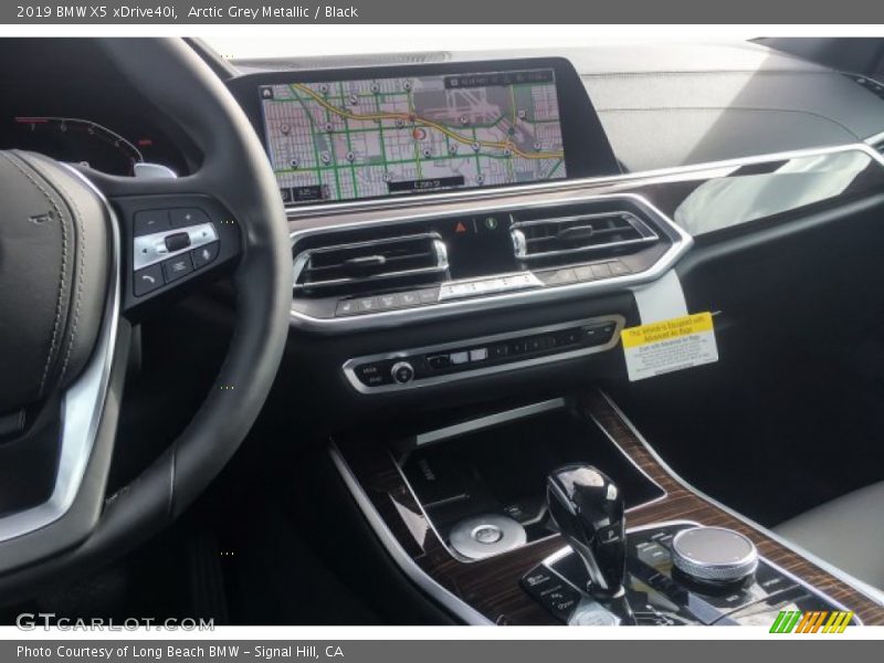 Arctic Grey Metallic / Black 2019 BMW X5 xDrive40i