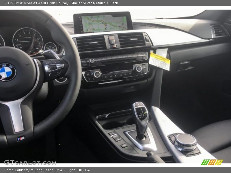 Glacier Silver Metallic / Black 2019 BMW 4 Series 440i Gran Coupe